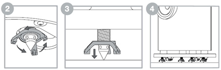 800 Series Diamond floor spikes and stabilisers